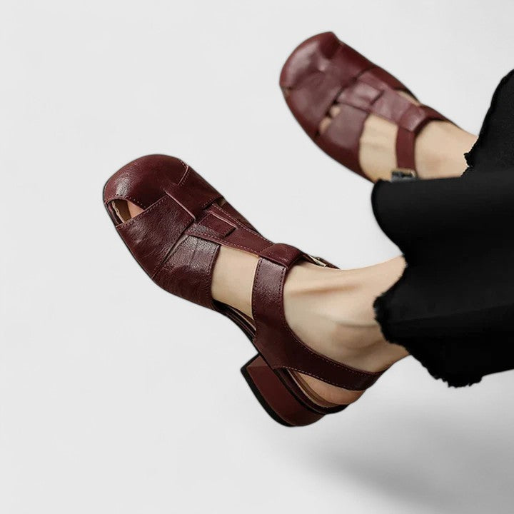Diana - Elegante leren sandalen