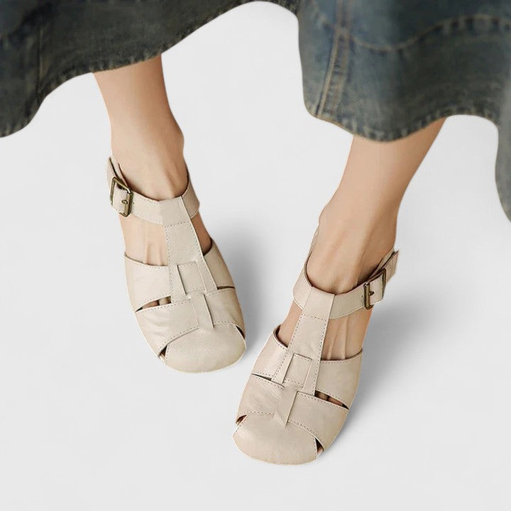 Diana - Elegante leren sandalen