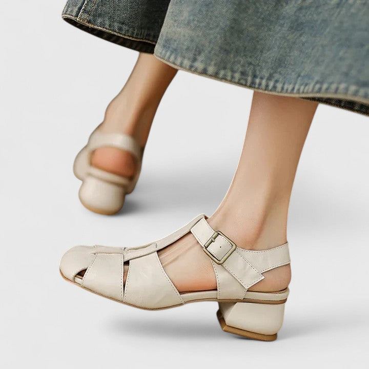 Diana - Elegante leren sandalen