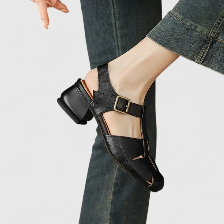 Diana - Elegante leren sandalen