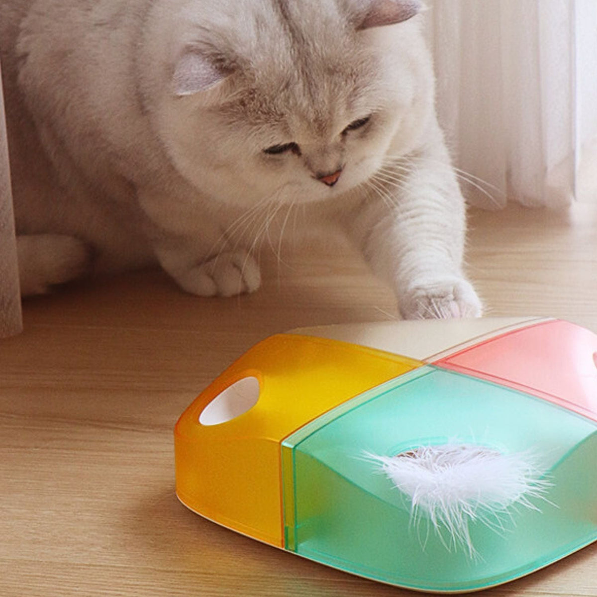 Uitdagend Kattenveer Speelgoed | Eindeloze Pret voor Slimme Katten