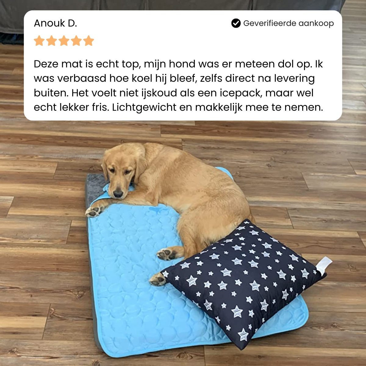 CharmPaws® IcyNap - Zelfkoelende Ligmat voor Huisdieren