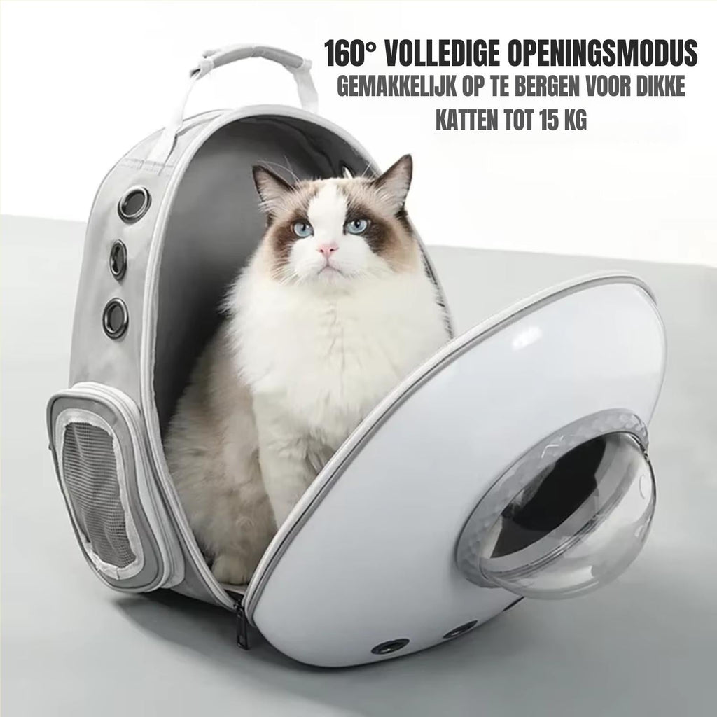 Rugtas Kattenmand met Kijkgat