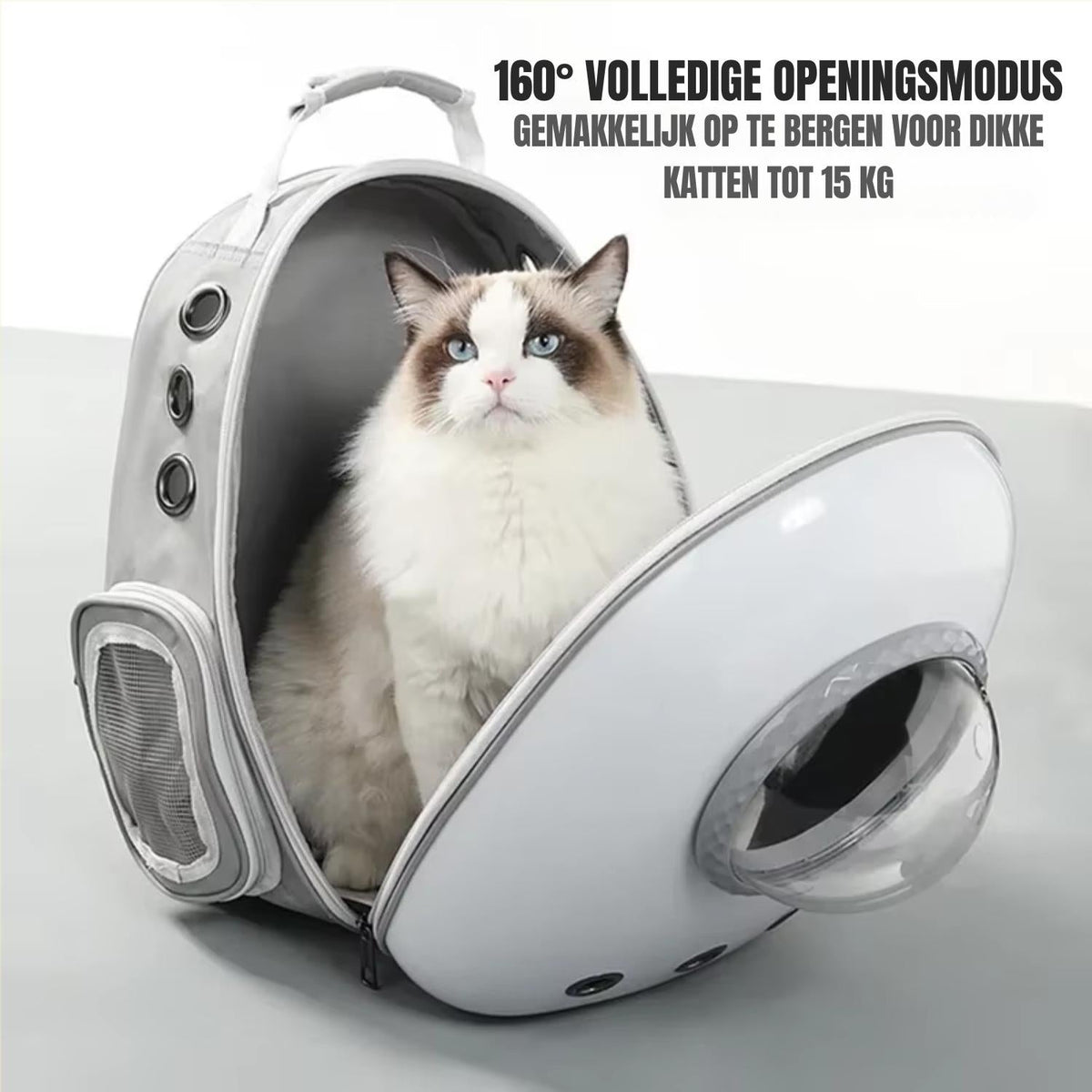 Rugtas Kattenmand met Kijkgat