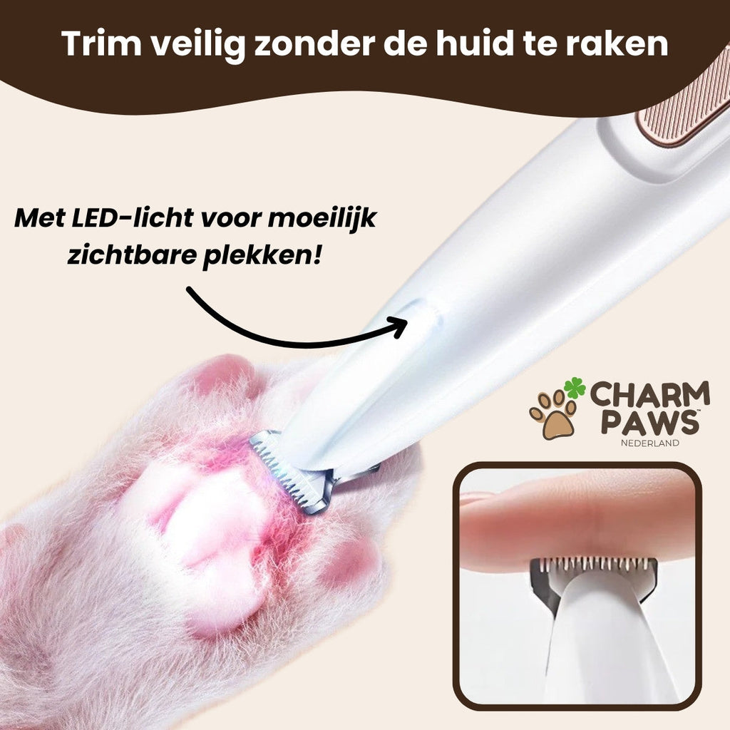 CharmPaws® PawBlade Pro - Professionele Precisie Trimmer voor alle Honden & Katten