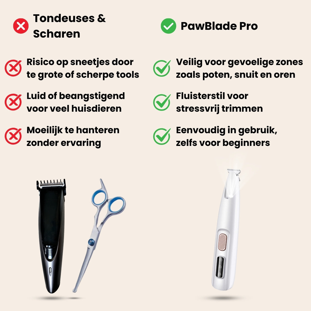 CharmPaws® PawBlade Pro - Professionele Precisie Trimmer voor alle Honden & Katten