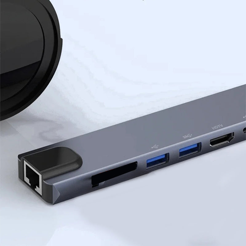 📢📢50% KORTING!!⏰Acht-in-één multi-interface dockingstation-converter