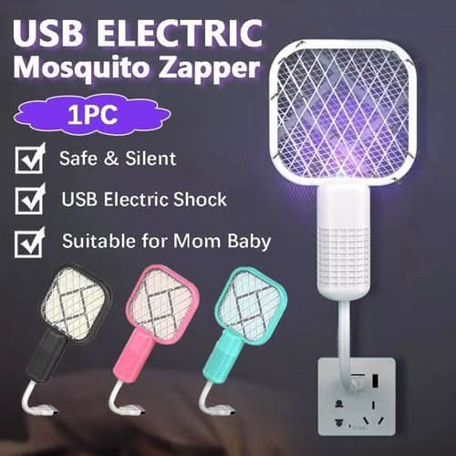 USB mini elektrische vliegenmepper voor muggen