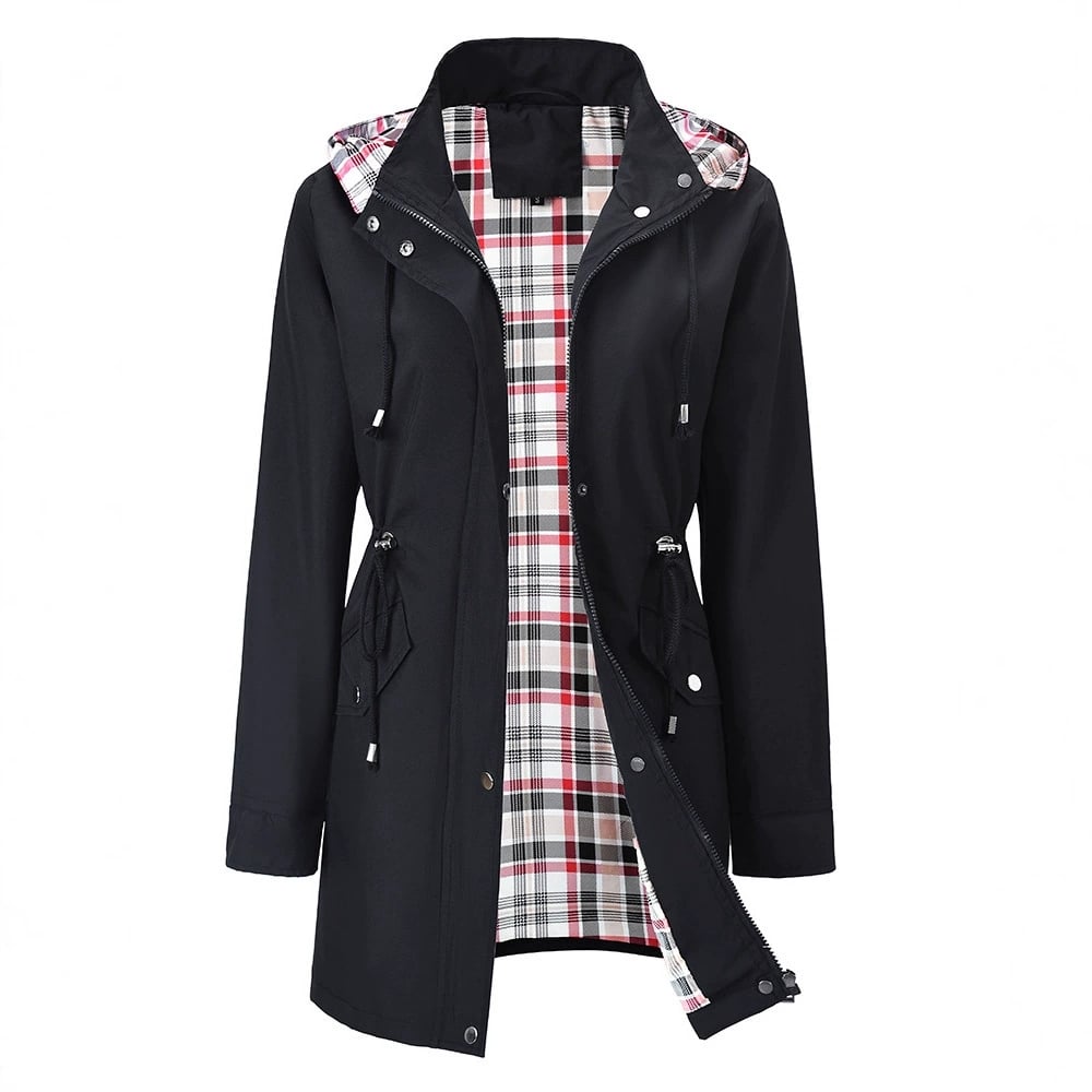 🍂Herfst Hete Verkoop 50% Korting💗🧥Ultieme geruite waterdichte jas voor dames🍃