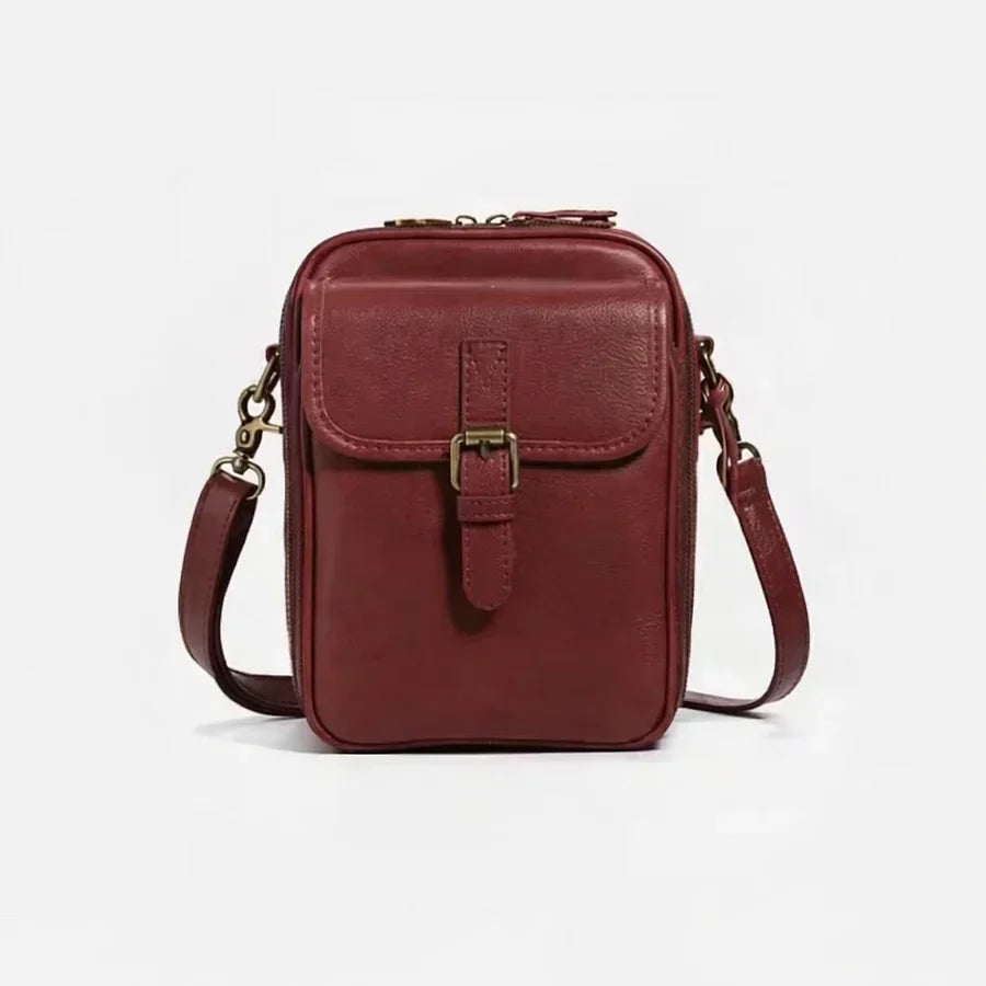 Irma | Compacte Leer-Look Schoudertas voor Dames