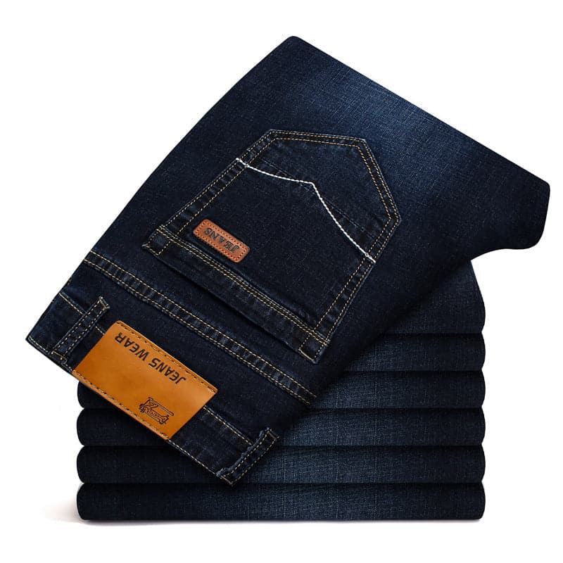 Stretch Jeans met rechte pijpen