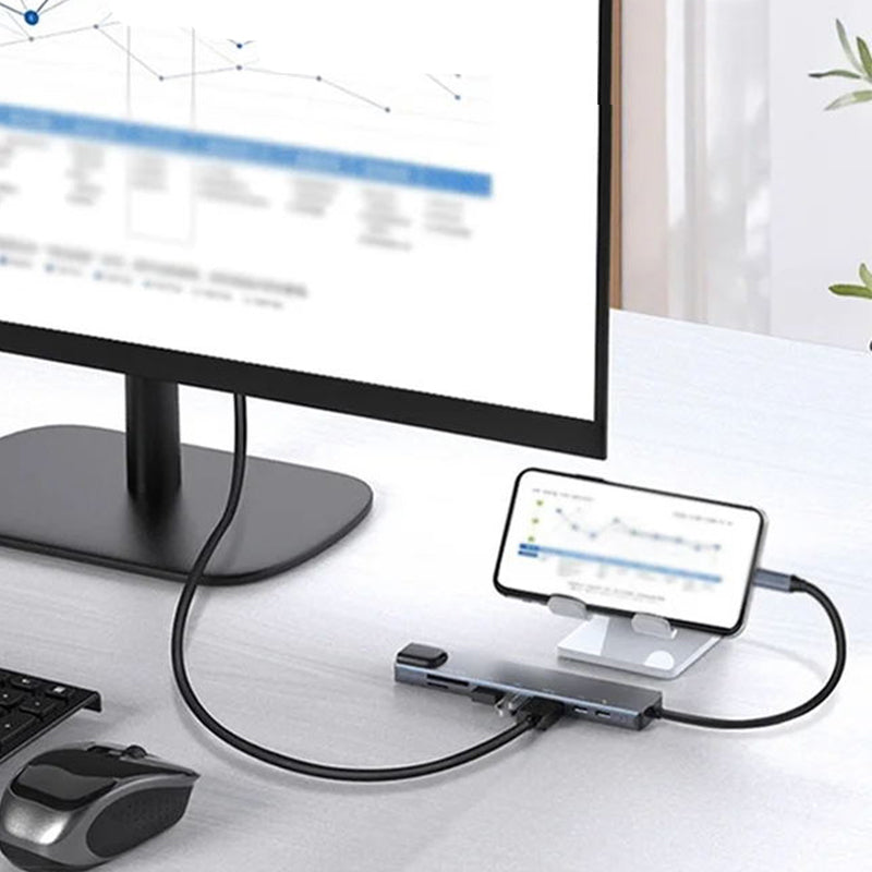 📢📢50% KORTING!!⏰Acht-in-één multi-interface dockingstation-converter