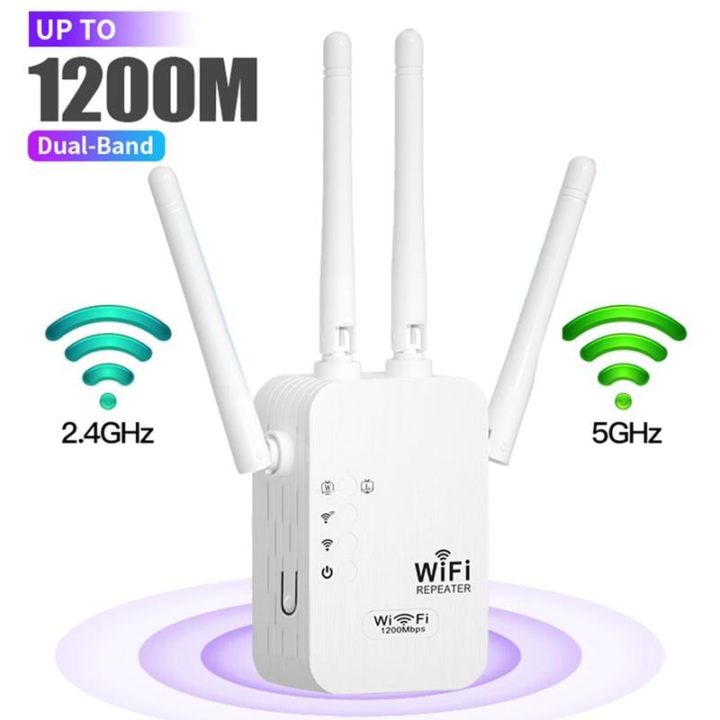 🔥 Black Friday: 55% korting! WiFi-versterker 2025 – 1200 Mbps, dual-band, dekt 930 m² & 50 apparaten 📶🎄