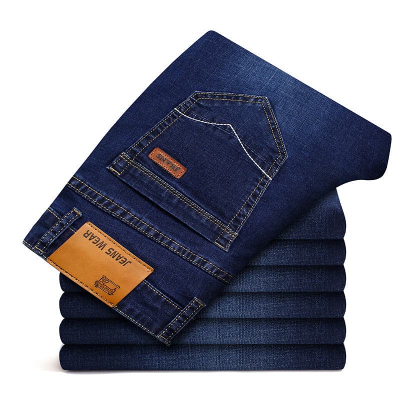 Stretch Jeans met rechte pijpen