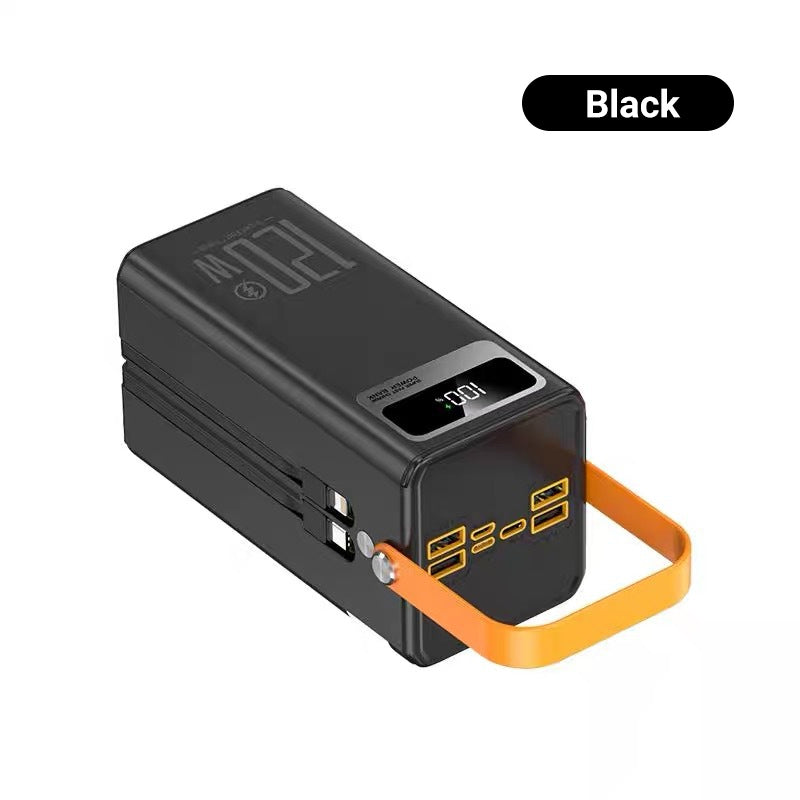 🎁2026 Nieuw binnen 50% KORTING💥⛺Draagbare powerbank voor snel opladen buitenshuis met led-lampje