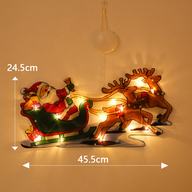 ⛄Kerstmis voorverkoop🎄 Kerstmis raamhangende lampjes💡