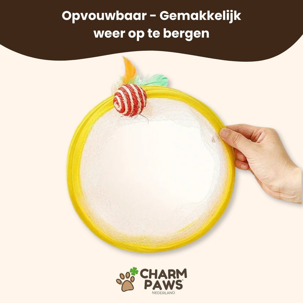 CharmPaws® Katten Spiraal Speeltunnel