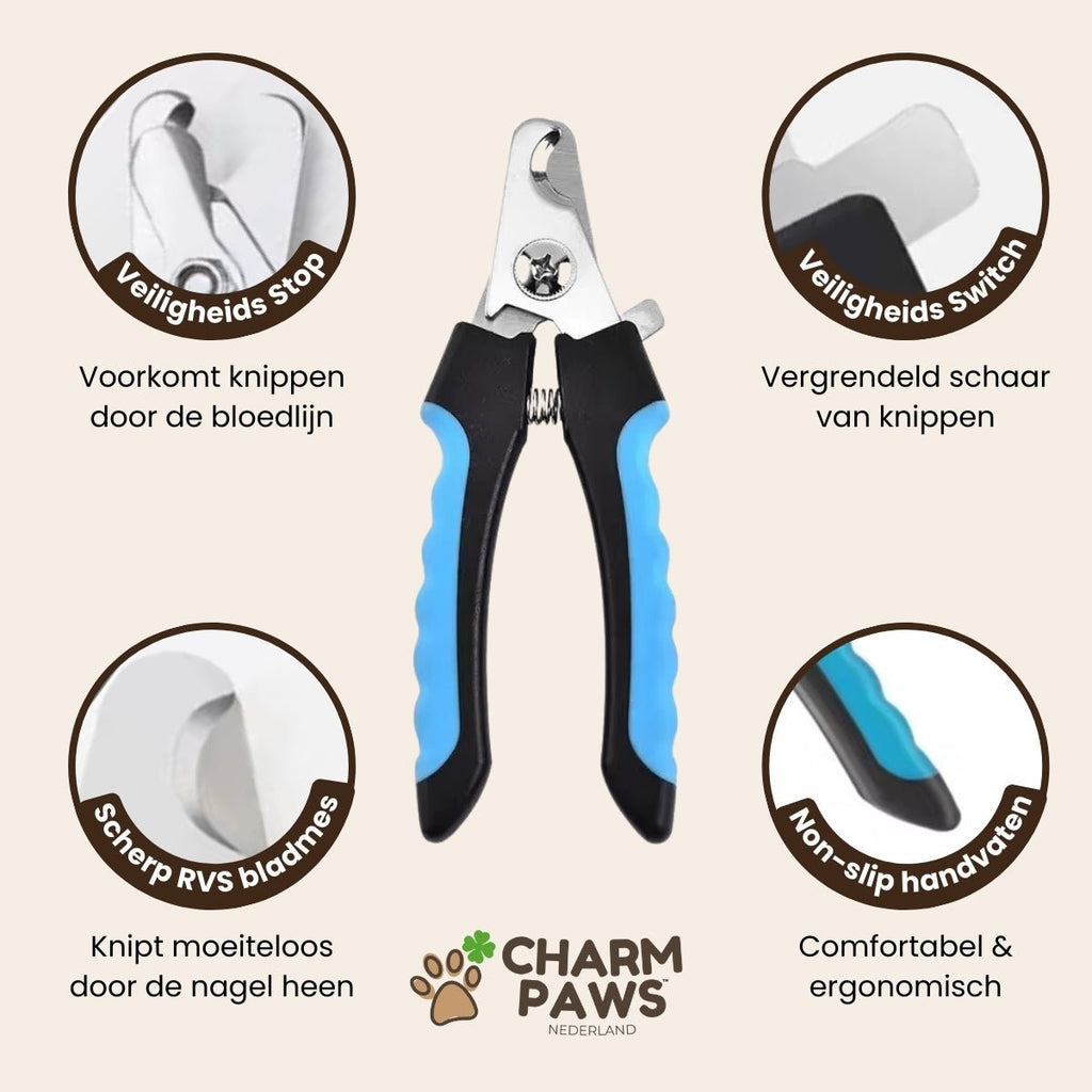 CharmPaws® Professionele Poot Verzorging Set - Voor alle Honden & Katten