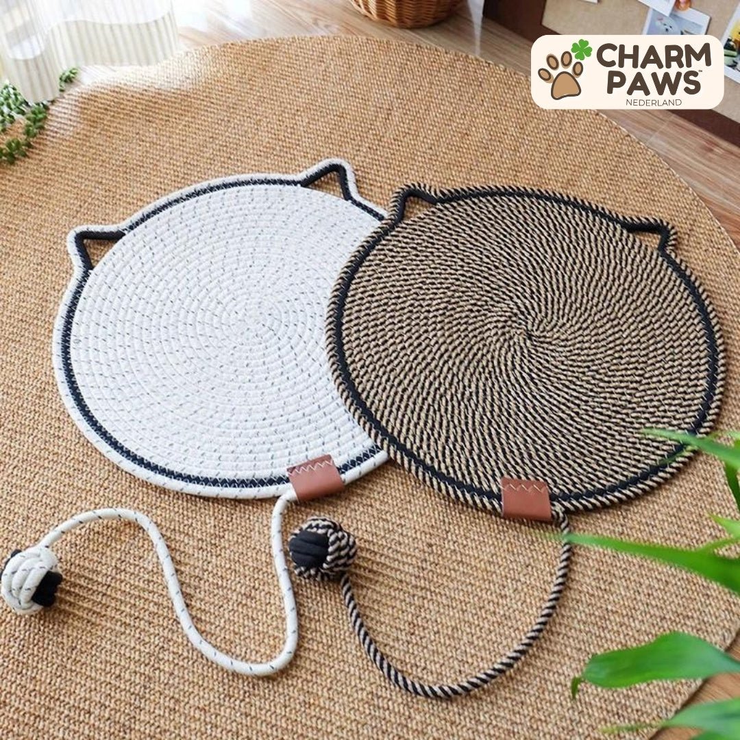 CharmPaws® Ronde Krabmat met Bal
