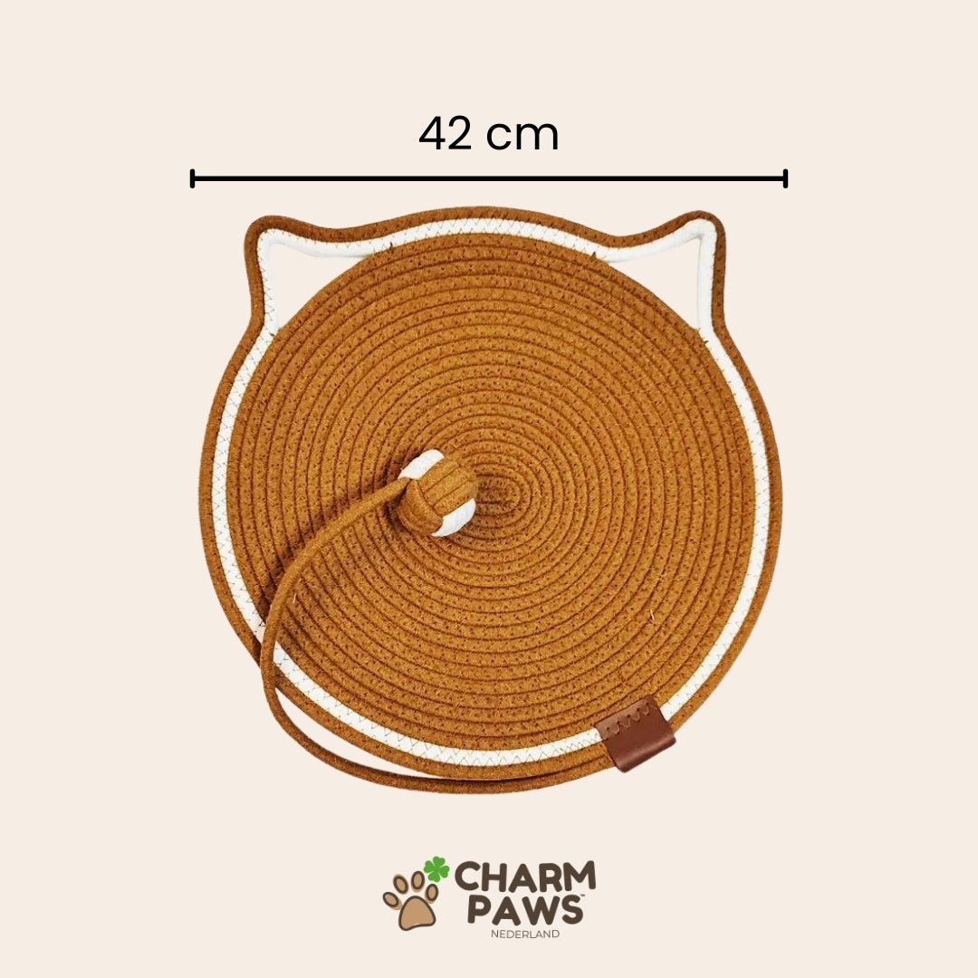 CharmPaws® Ronde Krabmat met Bal