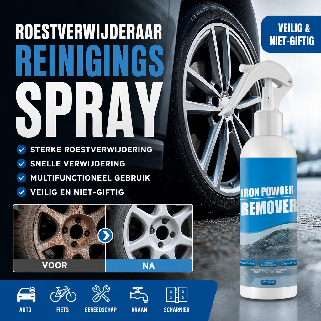 💎🚀Gratis verzending💥Koop 3 en krijg er 2 gratis (5 flessen)🔥2026 Roestverwijderaar Reinigingsspray