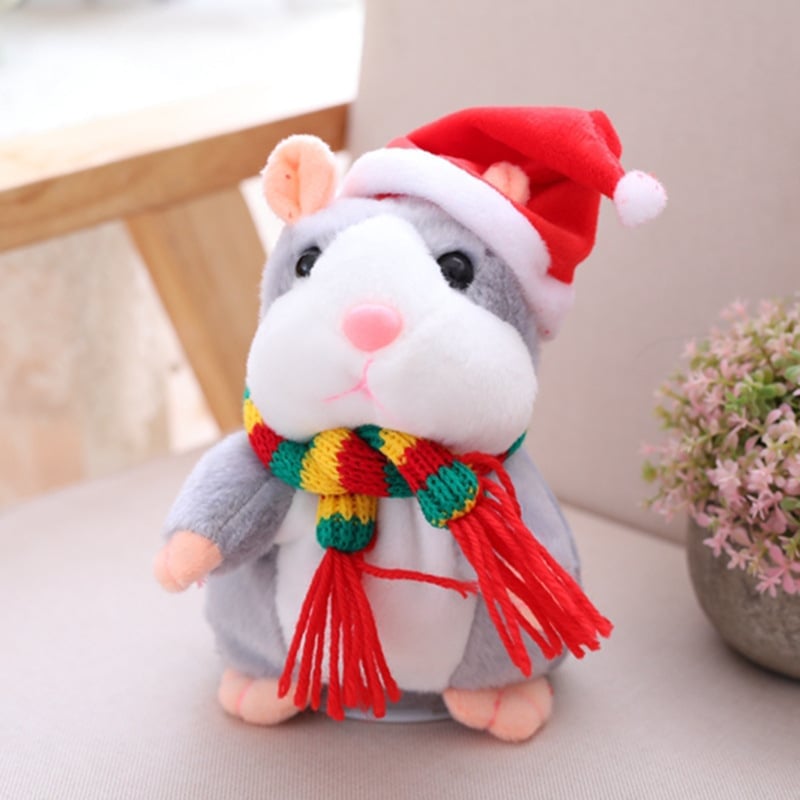 🎄Pratende hamster pluche speelgoed