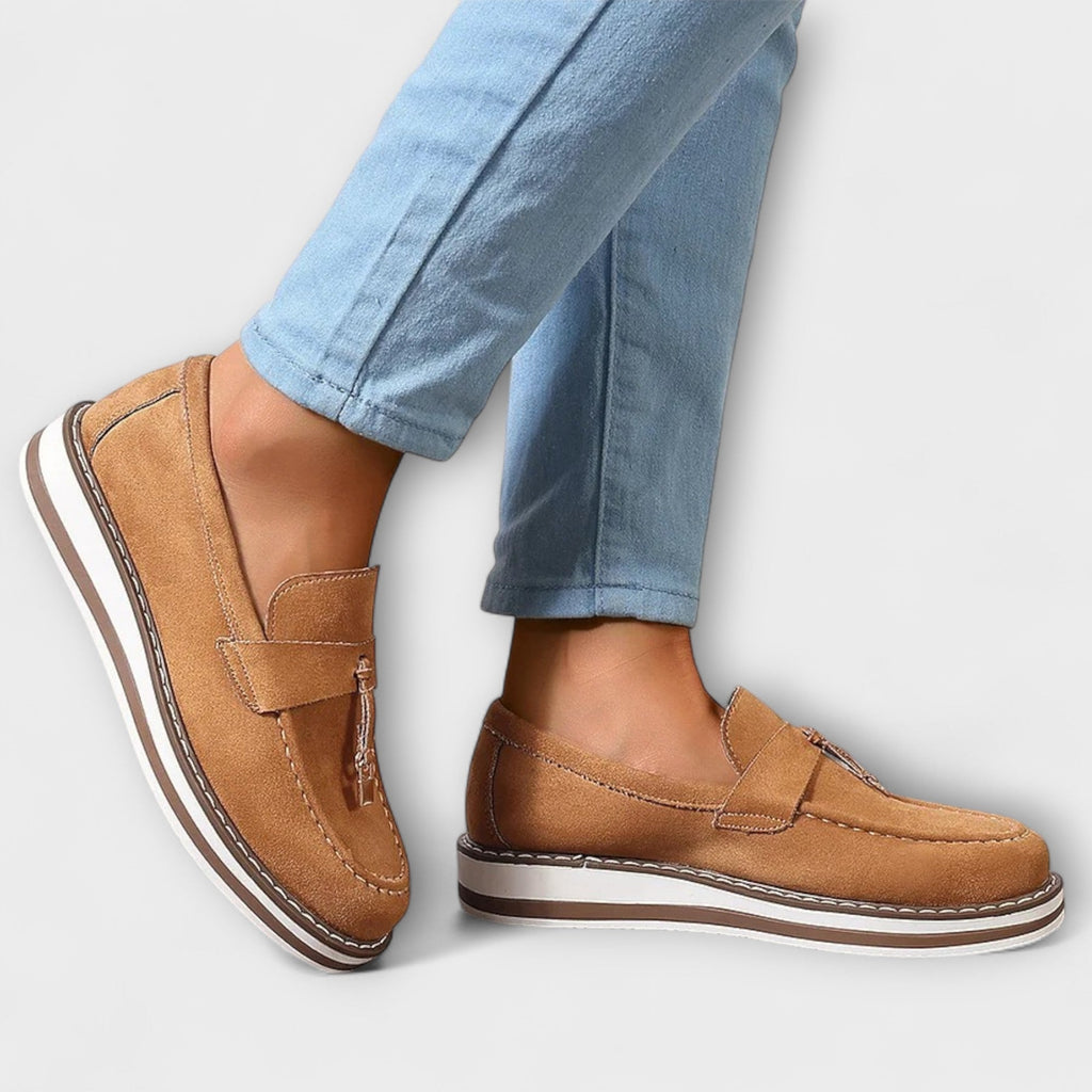 Ines - Casual mocassins met ronde neus