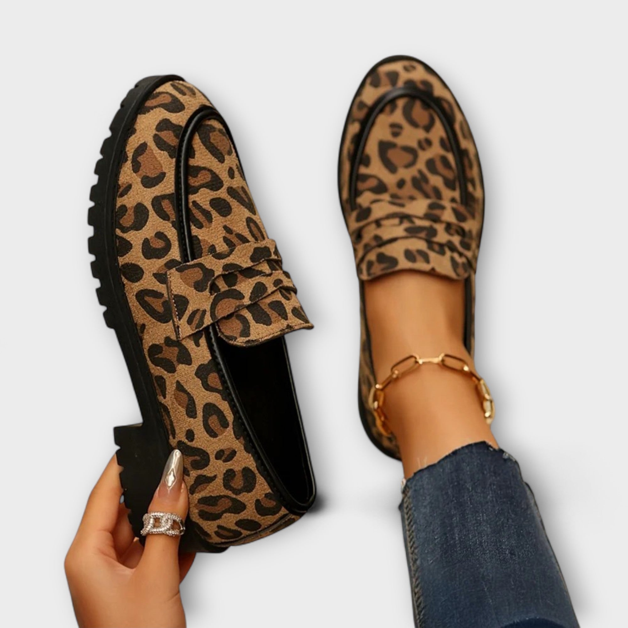 Carminho – Casual mocassin met ronde neus