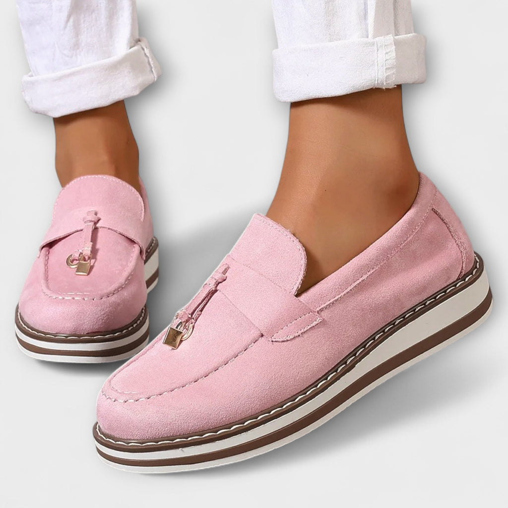 Ines - Casual mocassins met ronde neus