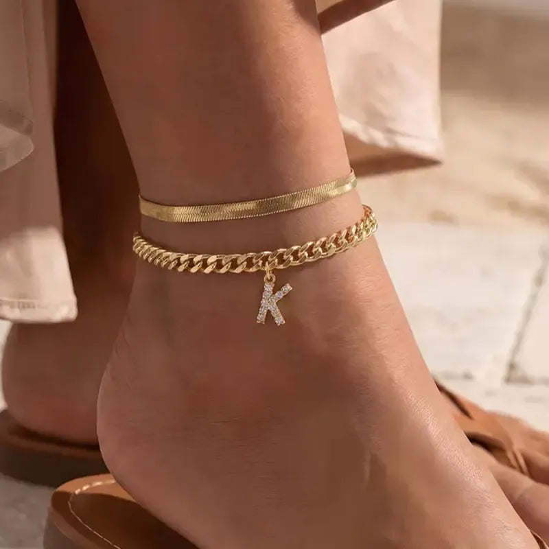 Ariane - Enkelketting met letter - een ideaal cadeau!