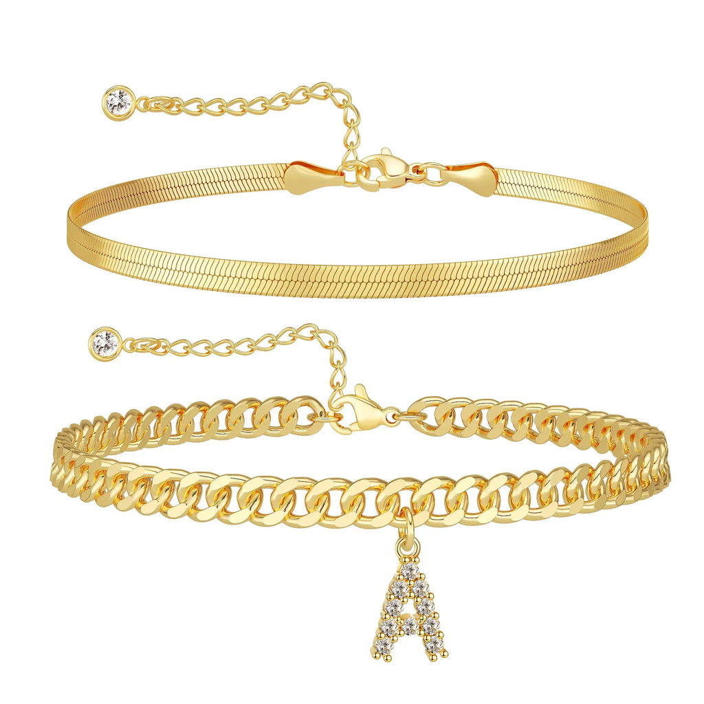 Ariane - Enkelketting met letter - een ideaal cadeau!