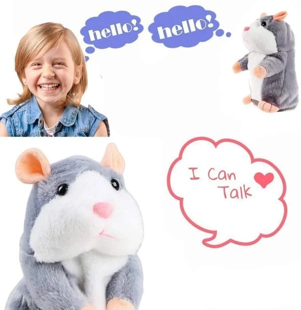 🎄Pratende hamster pluche speelgoed