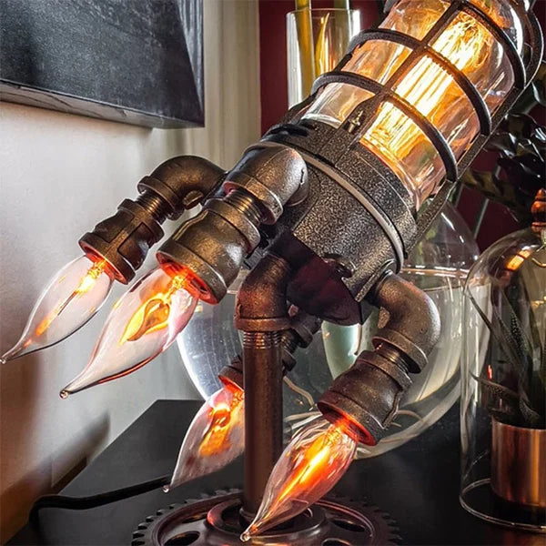 🎁2026 Nieuw binnen 50% KORTING💥Steampunk-raketlamp