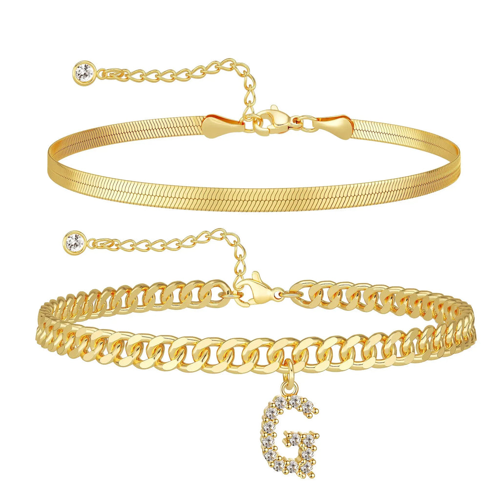 Ariane - Enkelketting met letter - een ideaal cadeau!