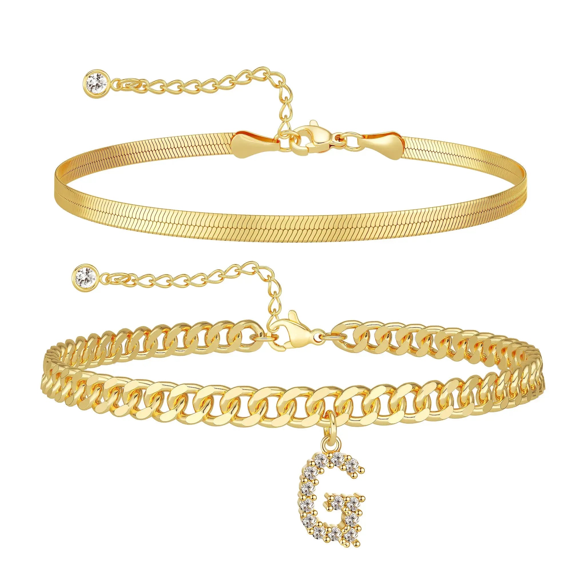 Ariane - Enkelketting met letter - een ideaal cadeau!