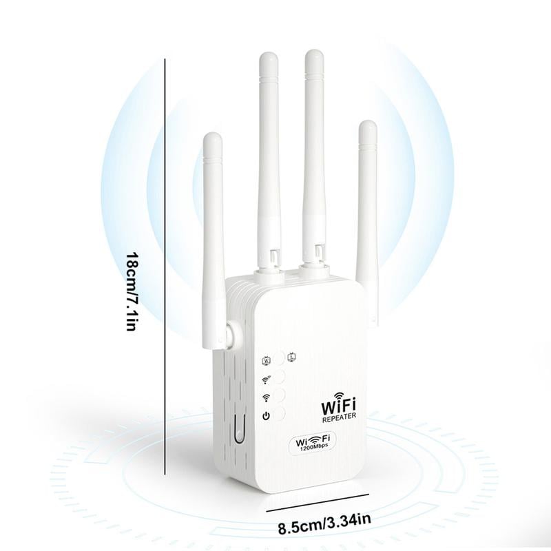 🔥 Black Friday: 55% korting! WiFi-versterker 2025 – 1200 Mbps, dual-band, dekt 930 m² & 50 apparaten 📶🎄