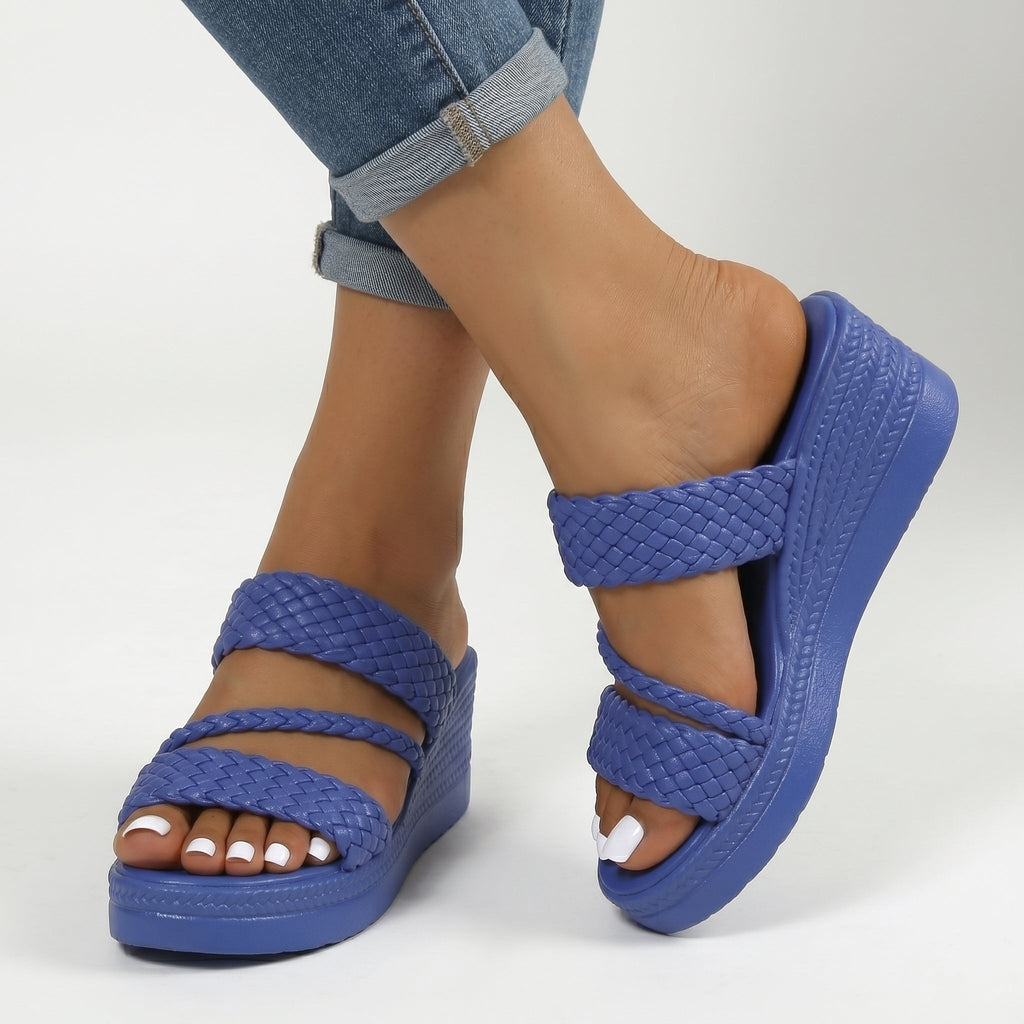 Diana - Sandalen met Vlechtbanden