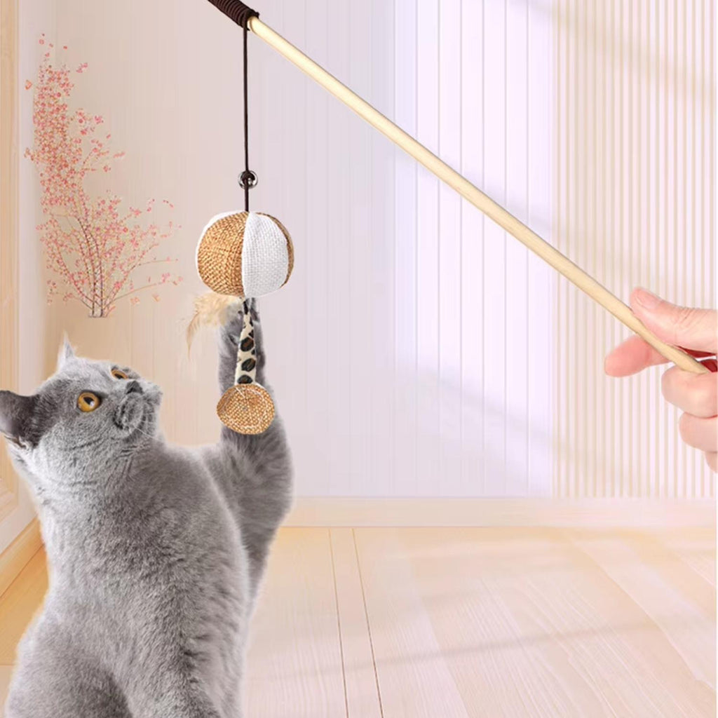 Linnen Katten Speelhengel 🐾 Stapelkorting 🐾