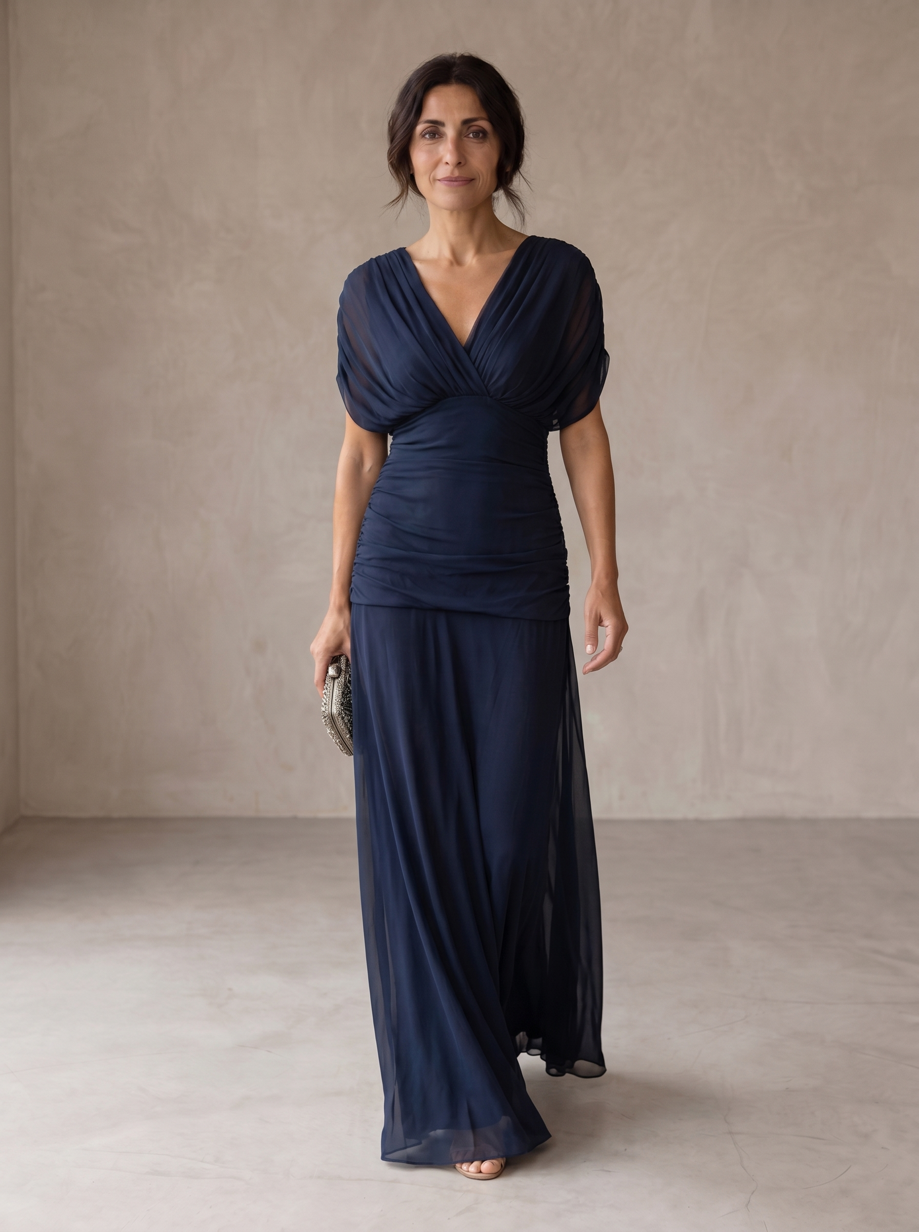 Avery | Elegante Blauwe Jurk