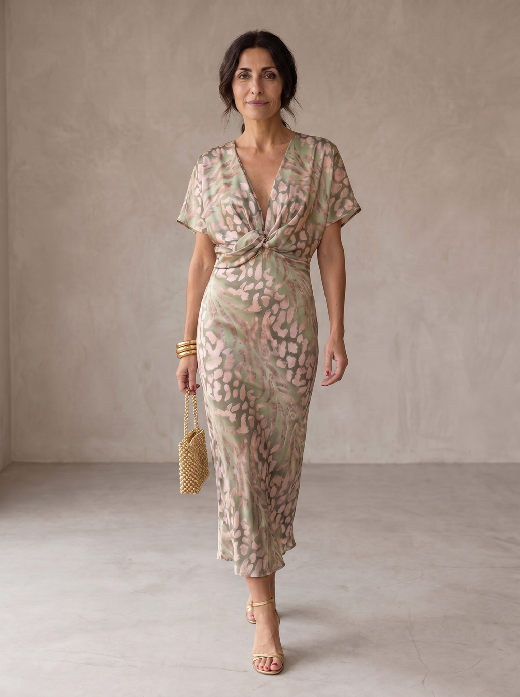 Antonella | Elegante jurk van licht en vloeiend materiaal