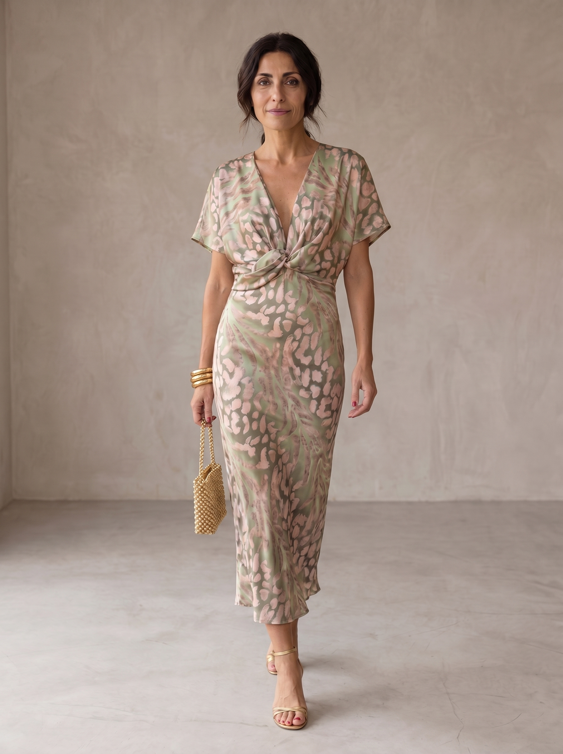 Antonella | Elegante jurk van licht en vloeiend materiaal