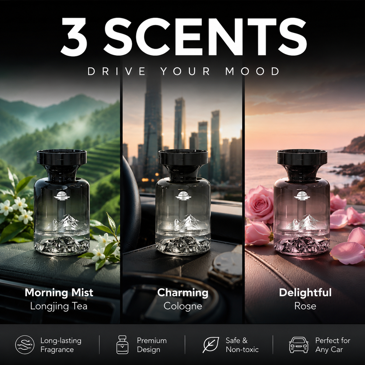 🔥 Laatste dag: 50% korting! 🚗🌸110ml Langdurige Auto Luchtverfrisser