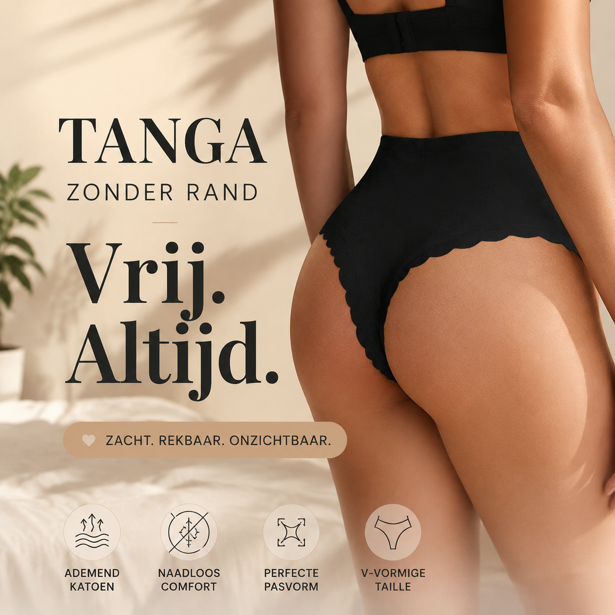 💥Koop 1 en krijg 2 gratis | 🎀String zonder zichtbare naden – 💖Zeer elastisch, aangenaam op de huid, geen beperkingen tijdens het sporten – betaling bij levering ✨