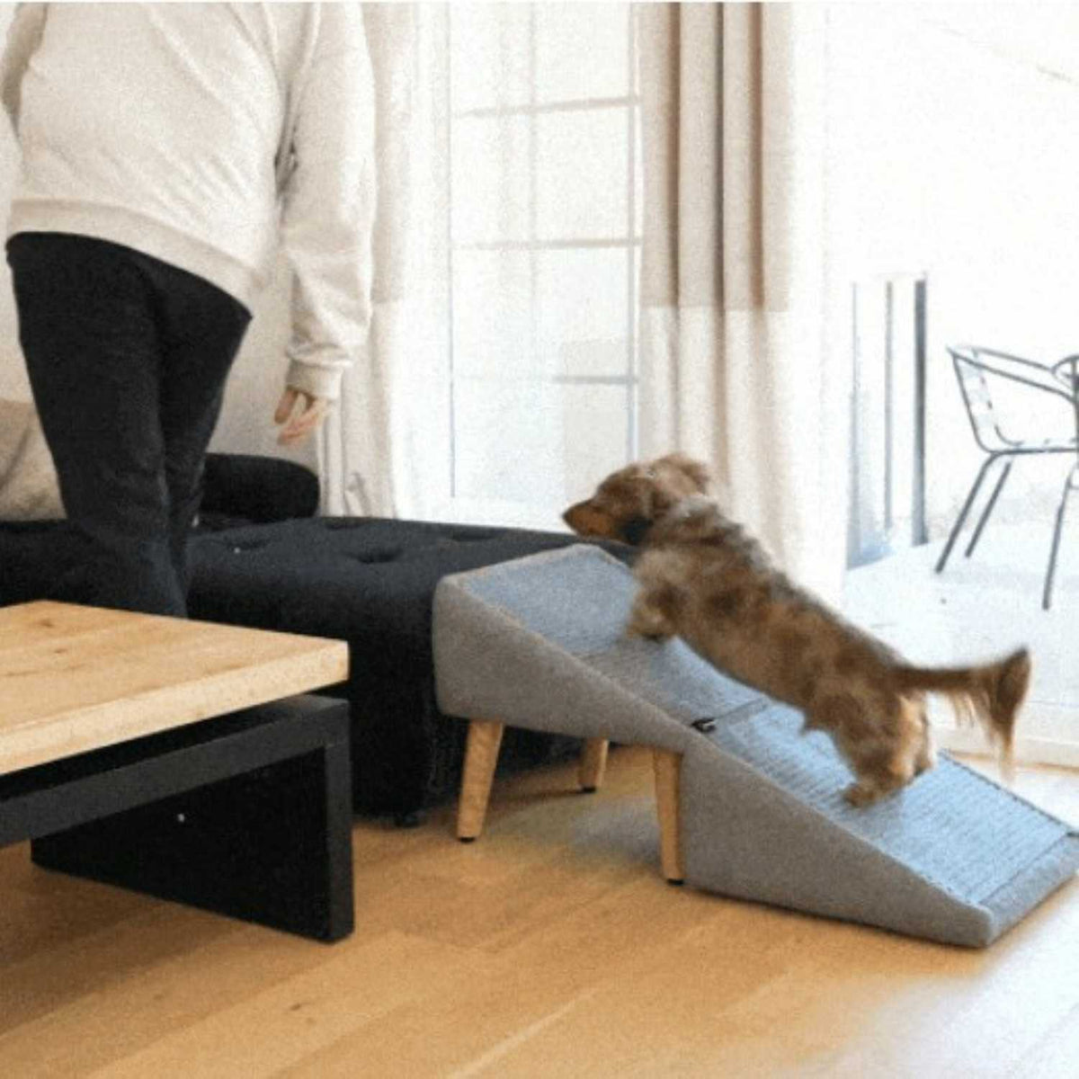 Honden 2 in 1 Sofa Trap | Houten Split Ladder Comfortabel Klimmen