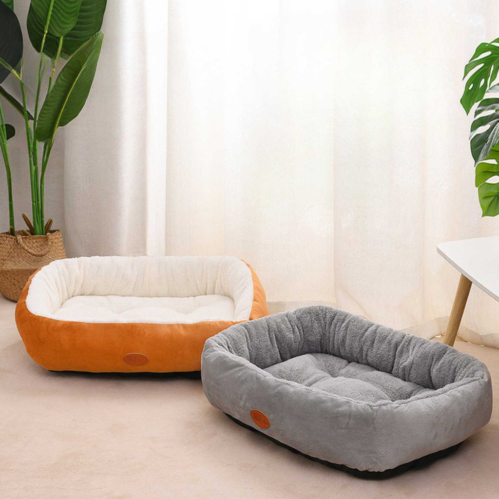 Hondenbed/Kattenbed Winter Warm | Dik Ovaal Knus Bed