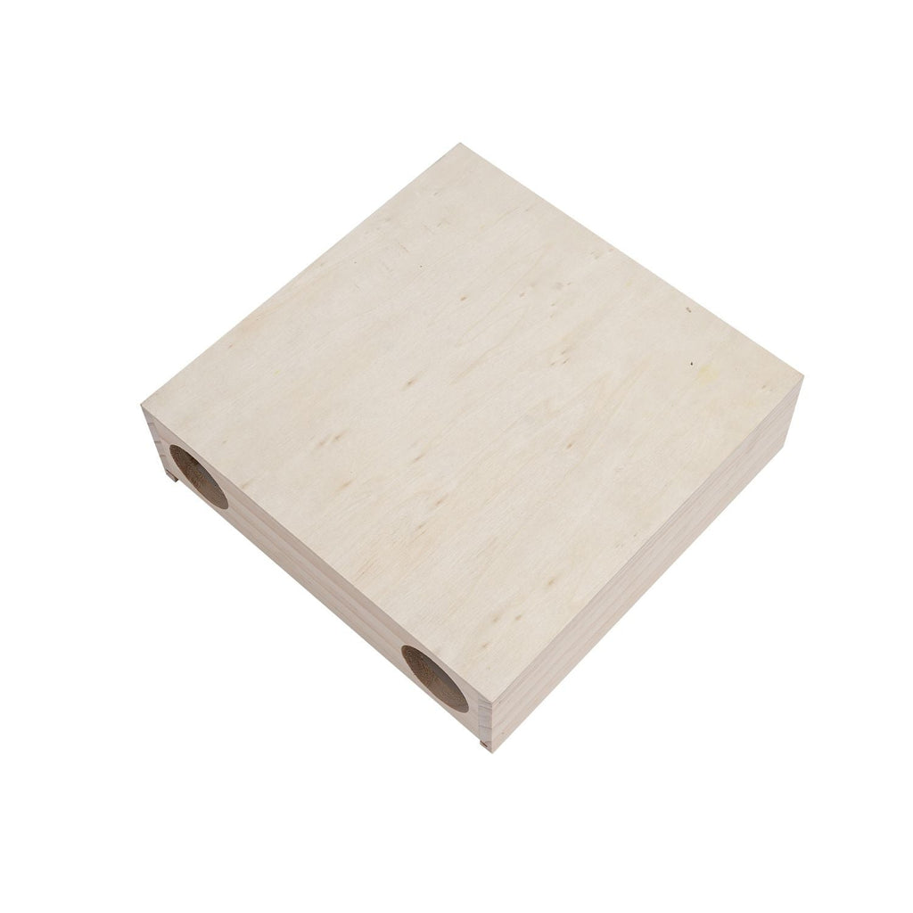 Houten Hamster Doolhof | Slim Spel Speeltje Met Glasplaat