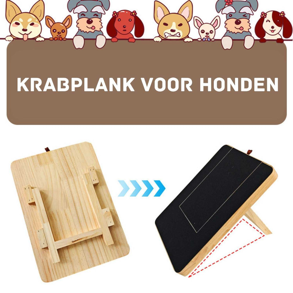 Houten Honden Nagelkrabber | Slijt Nagels Zonder Schade