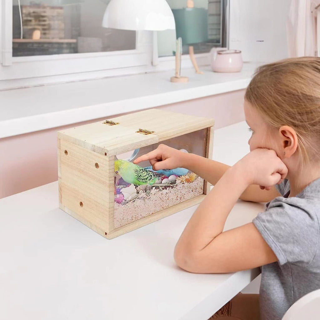 Houten Vogel Nestkast | Duurzaam, Transparant & Functioneel