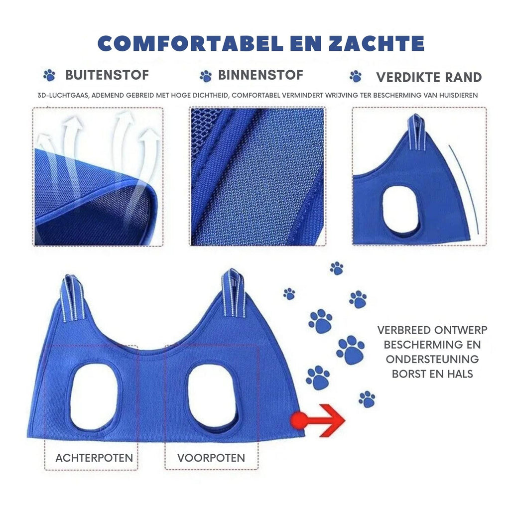 Verzorgingshangmat voor katten en kleine honden tot 7kg
