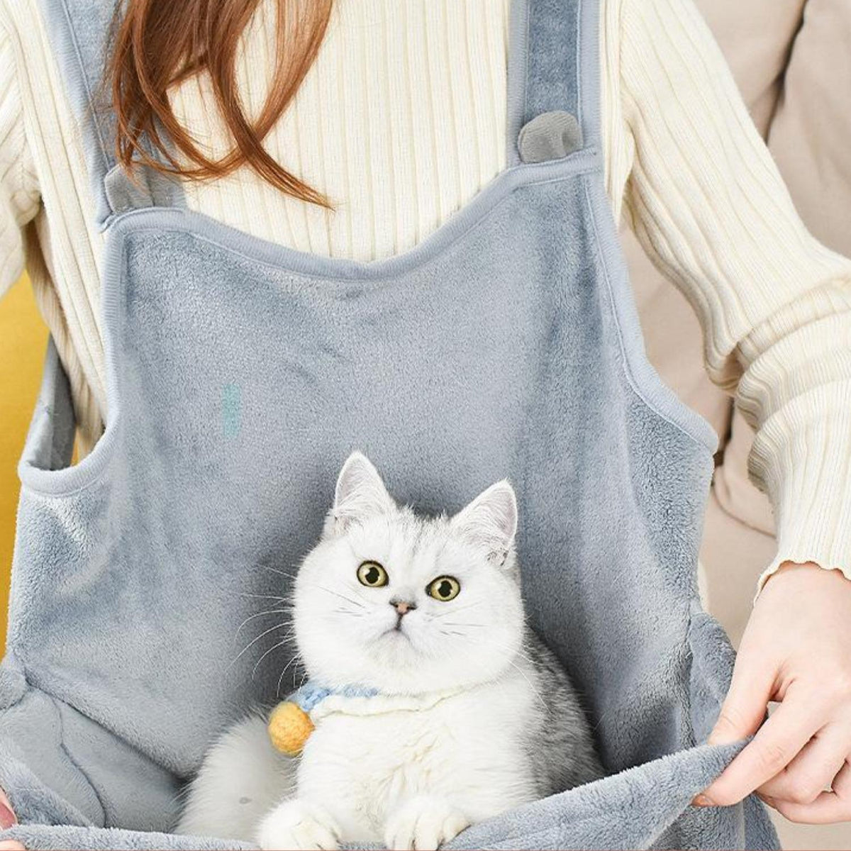 Draagzak schort voor Kat